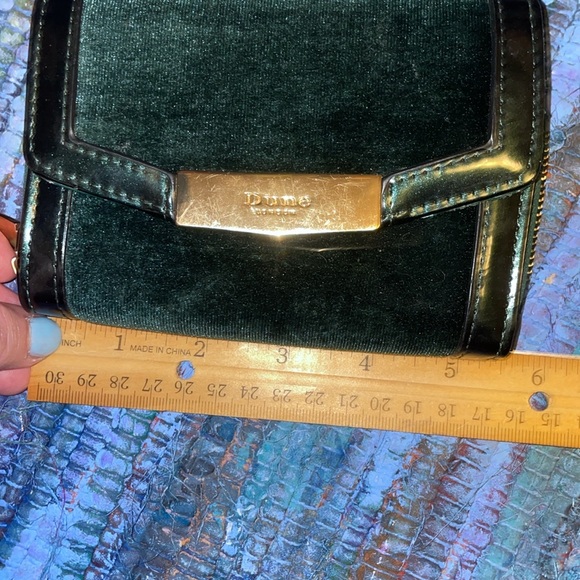 Dune London Green Velvet Wallet - Picture 11 of 13